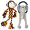 Rope Dog Toys for Aggressive Chewers, Tug of War Dog Toys for Boredom, Interactive Dog Toys to Keep Them Busy, Plush Squeaky Dog Toys for Small Medium Large Dogs
