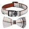 Faleela Soft &amp;Comfy Bowtie Dog Collar,Detachable and Adjustable Bow Tie Collar,for Small Medium Large Pet (S, Beige)