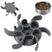 Anipaw Dog Slow Feeder Bowls Silicone Spiral Pet Food Feeder Insert to Slow Down Eating for Large Medium Small Breed Dogs Perfect with Stainless Steel Glass Ceramic Pet Bowls (Grey)