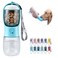 Cibaabo Dog Water Bottle with Food Container, Travel Puppy Water Bowl, Portable Pet Dispenser, Dog Stuff Accessories Items, Puppy Essentials Necessities for Yorkie Cat Walking and Hiking Dog Gift