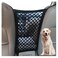 DYKESON Dog Car Net Barrier Pet Barrier with Auto Safety Mesh Organizer Baby Stretchable Storage Bag Universal for Cars, SUVs -Easy Install, Car Divider for Driving Safely with Children &amp; Pets