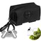 Dog Poop Bag Holder for Leash Attachment Dog Poop Bag Dispenser Dog Waste Bag Dispenser for Leash Accessory Portable Set Fit Dog Leash - Dog Poop Bags Holder &amp; 1 Hand Free Holder Metal Carrier, Black