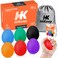 HiKeep Hand Exercise Balls, Physical Therapy Stress Relief Ball for Adults, Different Resistance Squeeze Balls - Set of 6