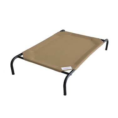 Coolaroo The Original Cooling Elevated Dog Bed, Indoor and Outdoor, Large, Nutmeg