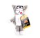 Schrodinger's Cat Plush Finger Puppet and Refrigerator Magnet - Toy for Kids or Adults