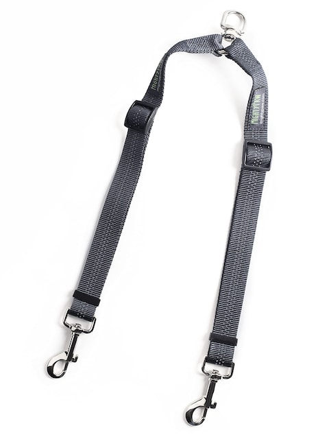 Mighty Paw Double Dog Leash - Double Leash for Two Dogs No Tangle Design. Split Lead for 2 Pets. Adjustable to Fit All Sized Breeds. Reflective Dual Pet Lead Splitter for People with 2 Pups