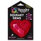 Spunky pup Squeaky Gems Heart Dog Toy   Fun Squeak   Crazy Bounce Gem Cut Shape that Floats   Non-Toxic Rubber   Dishwasher Safe   Perfect Toys for Small to Medium Breeds