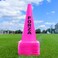 FORZA Large Training Cones - Pack of 10 with 3 Size Options for Optimal Training Sessions (Pack of 10, Pink, 15 Inch)