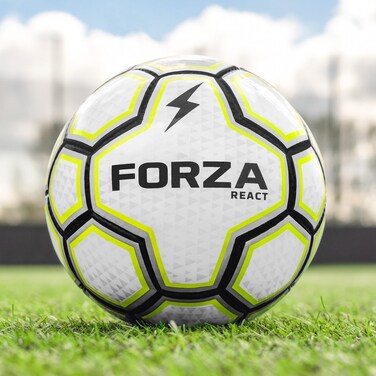 FORZA Pro GK React Soccer Balls [Irregular Bounce]  Premium Size 4 &amp; 5 Soccer Balls to Improve Goalkeeper Reflexes &amp; Player Reactions (Pack of 1, 5)