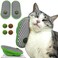 miwoowim 2 Pcs Catnip Toys Balls That Stick on Wall,Cat Toy Ball, Catnip Wall Balls for Cats Lick,Cat Face Scratchers, Cat self Groomer for Indoor Cats, Cat Corner Brush Wall