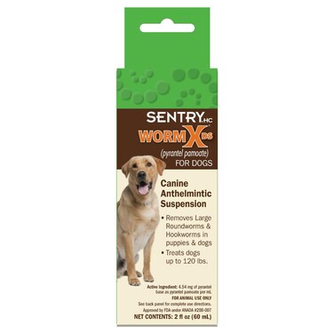 Sentry Pet Care HC WormX DS (pyrantel pamoate) Canine Anthelmintic Suspension De-wormer for Dogs, 2 oz