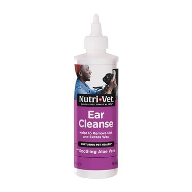 Nutri-Vet Ear Cleanse for Dogs - Ear Cleaner &amp; Deodorizer - Itch Relief - Gentle Formula - 8 oz bottle