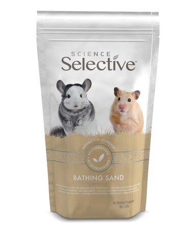 Science Selective Supreme Petfoods Bathing Sand for Hamsters, Gerbils, Chinchillas &amp; Degu