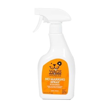 Wags &amp; Wiggles No Marking Deterrent Training Spray for Dogs - Indoor Dog Pee Repellent &amp; Behavior Aid, Anti Pee &amp; Urine Deterrent, No More Marking, Ideal for Potty Training