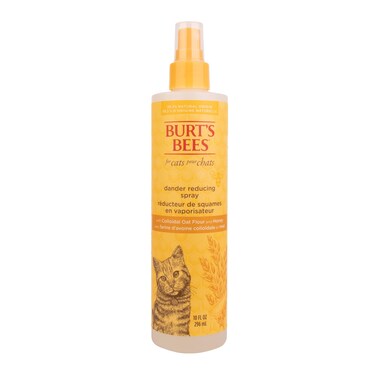 Burt's Bees for Pets Cat Dander Spray with Colloidal Oat Flour and Honey, 99.3% Natural Origin Formulas, Cat Dander Remedy, Cat Spray for Allergy Relief, Cat Dander Spray, 10oz
