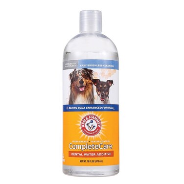Arm &amp; Hammer Complete Care Fresh Dental Water Additive for Dogs, 16 Fl Oz - Flavorless Dog Water Additive, Dog Mouth Wash, Dog Dental Rinse, PetWater Additive, Pets Dental Care for Bad Breath