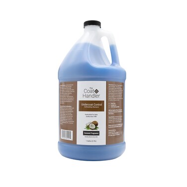 The Coat Handler Undercoat Control deShedding Dog Shampoo, 1 Gallon - Combats and Reduces Shedding, Undercoat Removal, Omega 3 &amp; 6 Rich, Vitamin E Strengthens The Hair Follicle, Natural