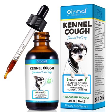 Kennel Cough for Dogs- Kennel Cough Treatment, Natural Cough Supplement for Dogs, Gentle Dog Congestion Relief, Liquid Dog Allergy Relief