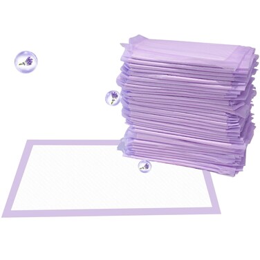 IMMCUTE Cat Pads 16.9" X 11.4", 30 Ct   Pee Pads for Cats   Thickened 6-Layer Super Absorbent Pads   Cat Pads for Tidy Cats Breeze Litter System   Cat Pee Pad for Litter Box