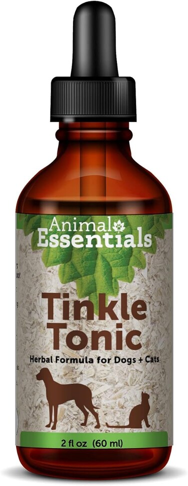 Animal Essentials Tinkle Tonic for Cats &amp; Dogs - Dog &amp; Cat Urinary Supplement, Urinary Support, Herbal Formula, Veterinarian Recommended - 2 Fl Oz