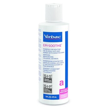 Virbac Epi-Soothe Pet Shampoo For Dogs, Cats &amp; Horses (16 oz) - For Dry or Sensitive Skin