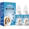 NOVEHA Pet Gel Eye Drops with 0.3% Viscoadaptive Hyaluronan   Eye Solution for Severe Dry Eyes - Long Lasting Hydration, Reduces Nuisance, Swelling &amp; Dryness - Eye Lube for Dogs and Cats (2x10mL)