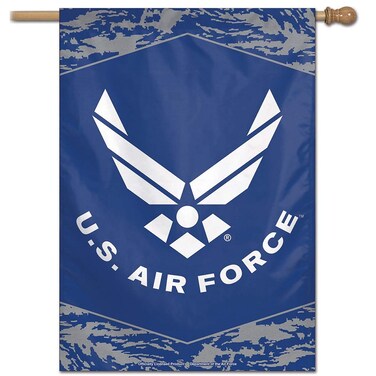 WinCraft Military Air Force 43677117 United States Air Force Digi Camo 28" x 40" Vertical Flag, Multicolor
