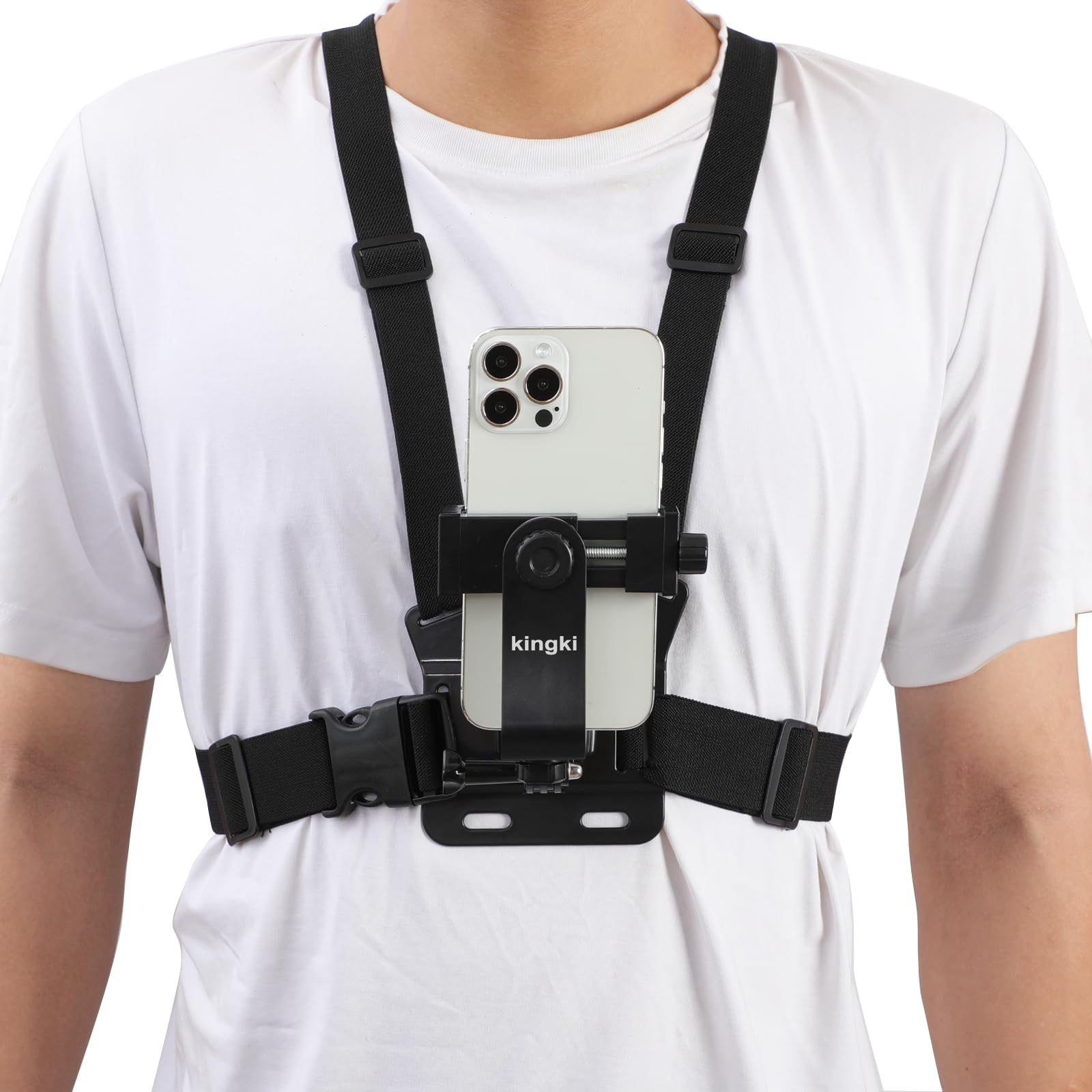كينجكي Kingki Mobile Phone Chest Mount Harness Strap