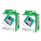 Fujifilm 2 Pack instax Square Instant Color Film, Twin Pack - 20 Exposures (40 Total), White Frame