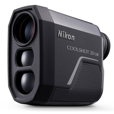 Nikon COOLSHOT 20 GIII Golf Rangefinder   Rainproof Laser rangefinder with Locked On Quake and 5 Year Warranty   Official Nikon USA Model
