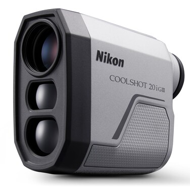 Nikon COOLSHOT 20i GIII Golf Rangefinder   Rainproof Laser rangefinder with Slope, Locked On Quake and 5 Year Warranty   Official Nikon USA Model