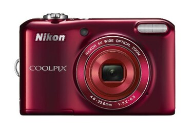 Nikon COOLPIX L28 20.1 MP Digital Camera with 5x Zoom Lens and 3" LCD (Red) (OLD MODEL)