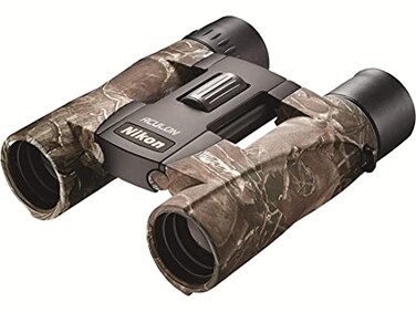 Nikon ACULON A30 10x25 TrueTimber KANATI Camo Binocular   Dual Hinge Design, Fully Multi-Coated Lightweight Binocular, Smooth Central Focus Knob   Official Nikon USA Model