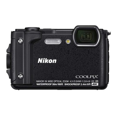 Nikon W300 Waterproof Underwater Digital Camera with TFT LCD, 3", Black (26523)