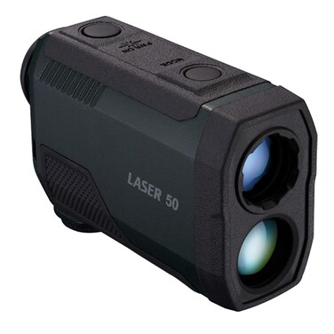 Nikon Laser 50 Rangefinder   Long-Distance Weatherproof rangefinder with a 2,000-yard Range, Incline/Decline Detection and a Bright, Clear OLED Internal Display
