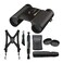 Nikon Trailblazer 10x25 ATB Binoculars with Binocular Harness and Cleaning System Bundle (3 Items)