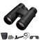 Nikon PROSTAFF P7 8x42 (16772) Black Binoculars Bundle with Lens Pen and Cleaning Cloth, Compact Binoculars for Adults for Hunting, Bird Watching, and Hiking Essentials, Zoom Lightweight Travel
