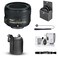 Nikon 50mm f/1.8G AF-S NIKKOR Lens, Bundle with ProOptic 58mm Filter Kit, Lens Case, Lens Cleaner, Cleaning Kit, Lens Cap Tether