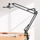 UBeesize Overhead Phone Mount Flexible Webcam Arm with Phone Holder and Ball Head Overhead Tripod for Phone Drawing Live Streaming Cooking Flat Photography