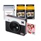 KODAK Mini Shot 3 Retro 4PASS 2-in-1 Instant Digital Camera and Photo Printer (3x3 inches) + 60 Sheets Cartridge Bundle, White
