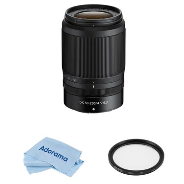 Nikon NIKKOR Z 24-200mm f/4-6.3 VR Lens, Bundle with ProOptic Pro Digital 67mm Multi Coated UV Slim Filter, Cleaning Cloth