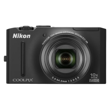 Nikon Coolpix S8100 12.1 MP CMOS Digital Camera with 10x Optical Zoom-Nikkor ED Lens and 3.0-Inch LCD (Black)