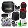 Nikon AF-S DX NIKKOR 35mm f/1.8G Prime Lens (2183) Bundle Package with Padded Lens Case + Macro Filter Kit + UV, CPL, FL Lens Filters + Tulip Hood + Lens Cap Keeper + Camera Lens Cleaning Kit + More