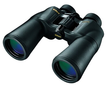 Nikon ACULON A211 12x50 Binocular   Multilayer coating, Porro prism Binocular with turn and slide eyecups, Tripod Adaptable   Official Nikon USA Model
