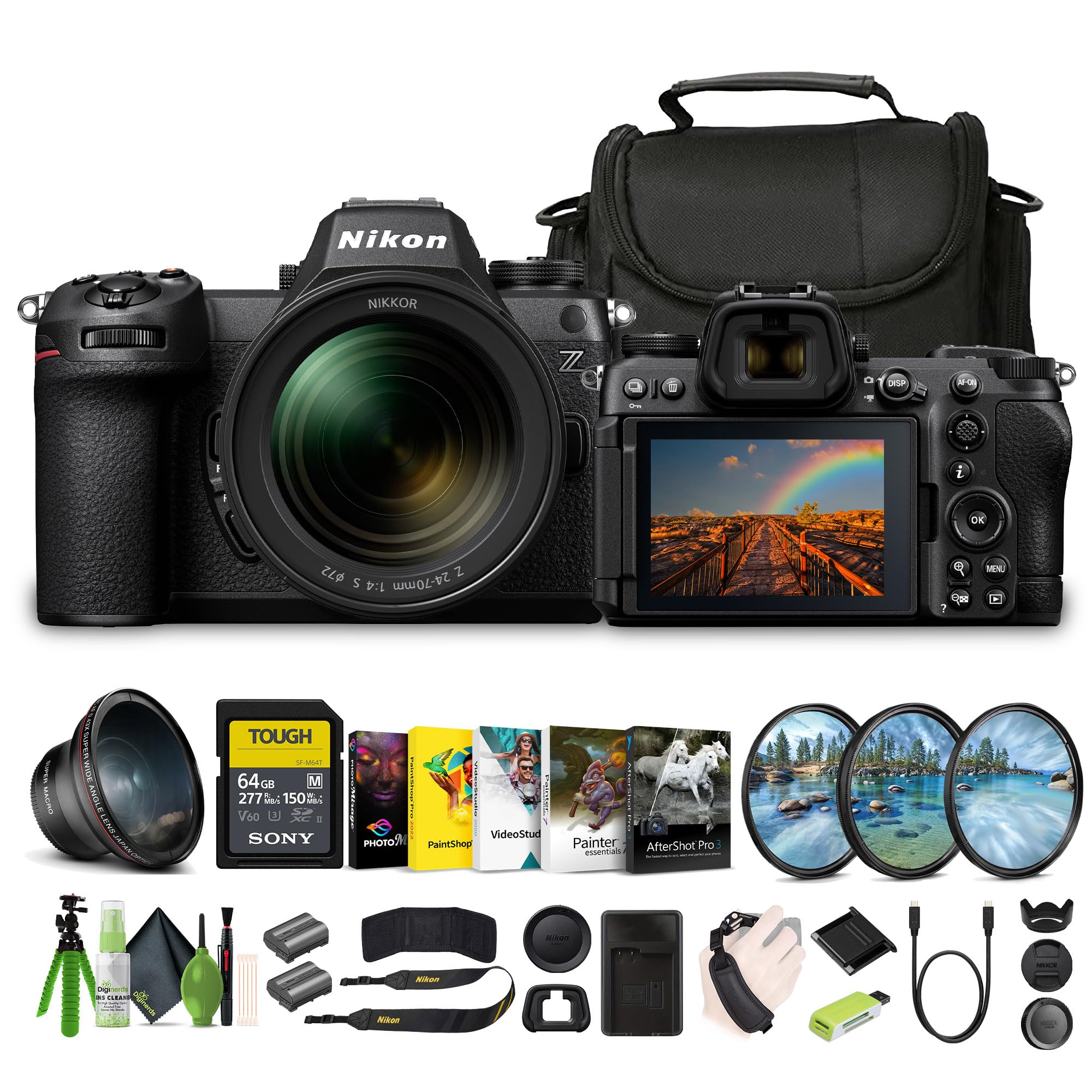 Nikon Nikon Z6iii fx-format Mirrorless Camera With Nikkor Z 24- F4 S Zoom Lens