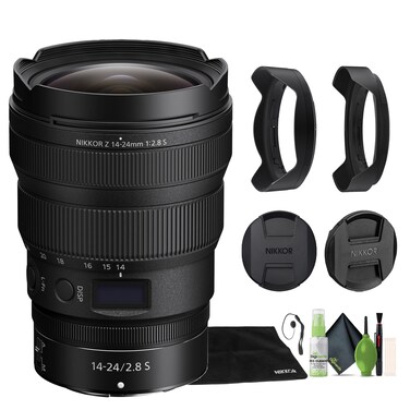 Nikon NIKKOR Z 14-24mm f/2.8 S Zoom Lens Z Cameras (20097) + Cap Keeper + Cleaning Kit