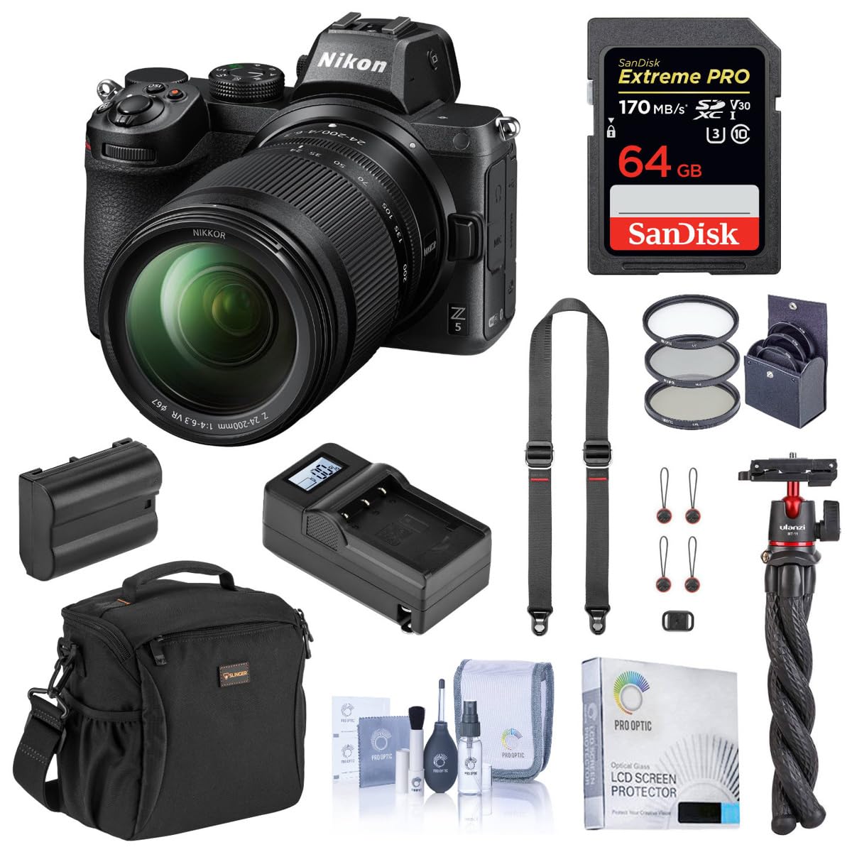 Nikon Nikon Z5 Full Frame Mirrorless Camera With 24- F 4-6 3 Vr Zoom Lens