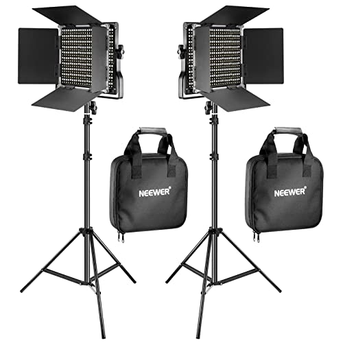 Neewer Neewer Bi Color 660 Led Video Light And Stand Kit 660W