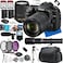 Nikon D7500 DSLR Camera with 18-140mm Lens+Shot-Gun Microphone+Photo Software Package+ Case+128 GIG Memory+500mm f/8.0 Telephoto preset Lens +Slave Flash+Tripod(13PC) Bundle