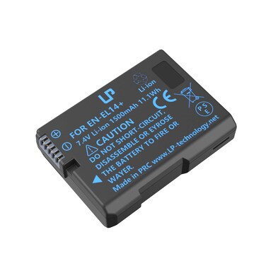 LP EN-EL14 EN EL14a Battery Rechargeable, 1500mAh Battery Compatible with Nikon D3500, D5600, D3300, D5100, D5500, D3100, D3200, D5200, D5300, D3400, DF, Coolpix P7000, P7100, P7700, P7800 Cameras